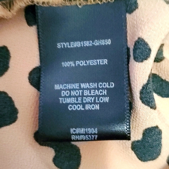 Sanctuary Boho Chic Tan Cheetah Print Button Down Cami Crop Top - Picture 10 of 10